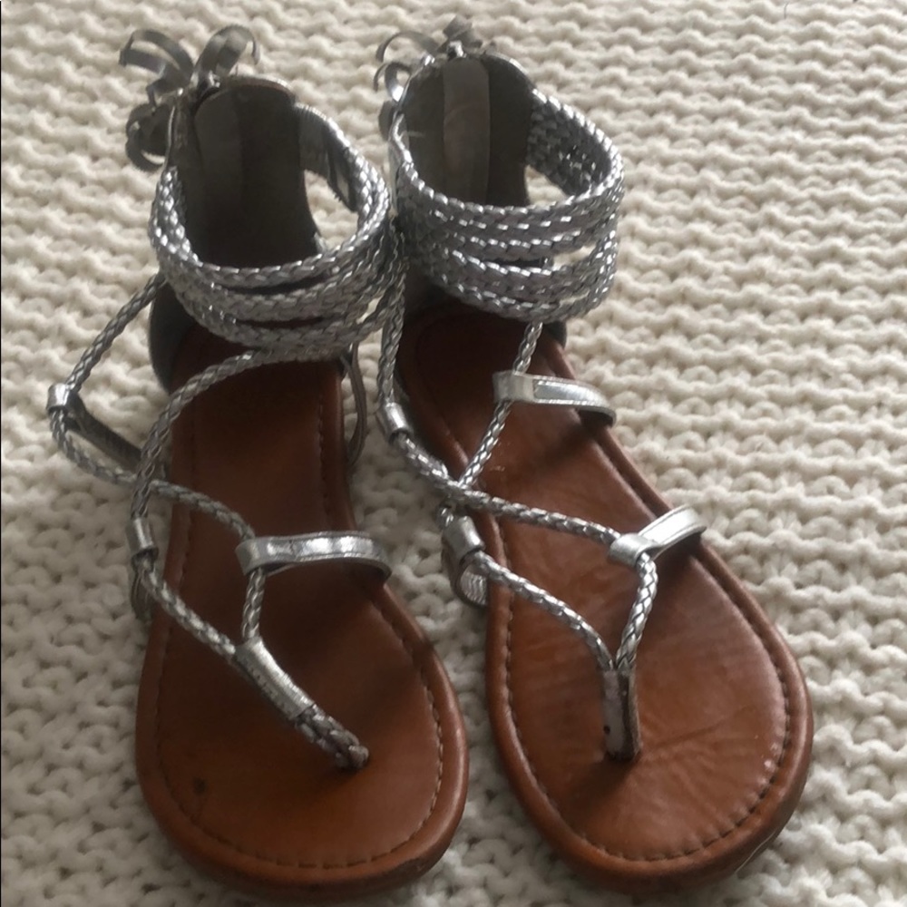Justice gladiator shoes size 2